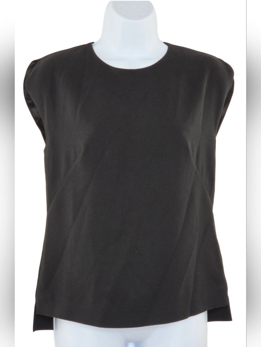 Ted Baker London Black Cap-Sleeve Lined Size 0 Top 4093-